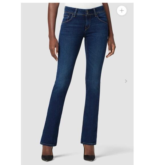 Hudson Beth Baby Boot Jeans Women’s Sz 30 x 34 Medium Wash Bootcut Flap Pockets - Picture 4 of 12